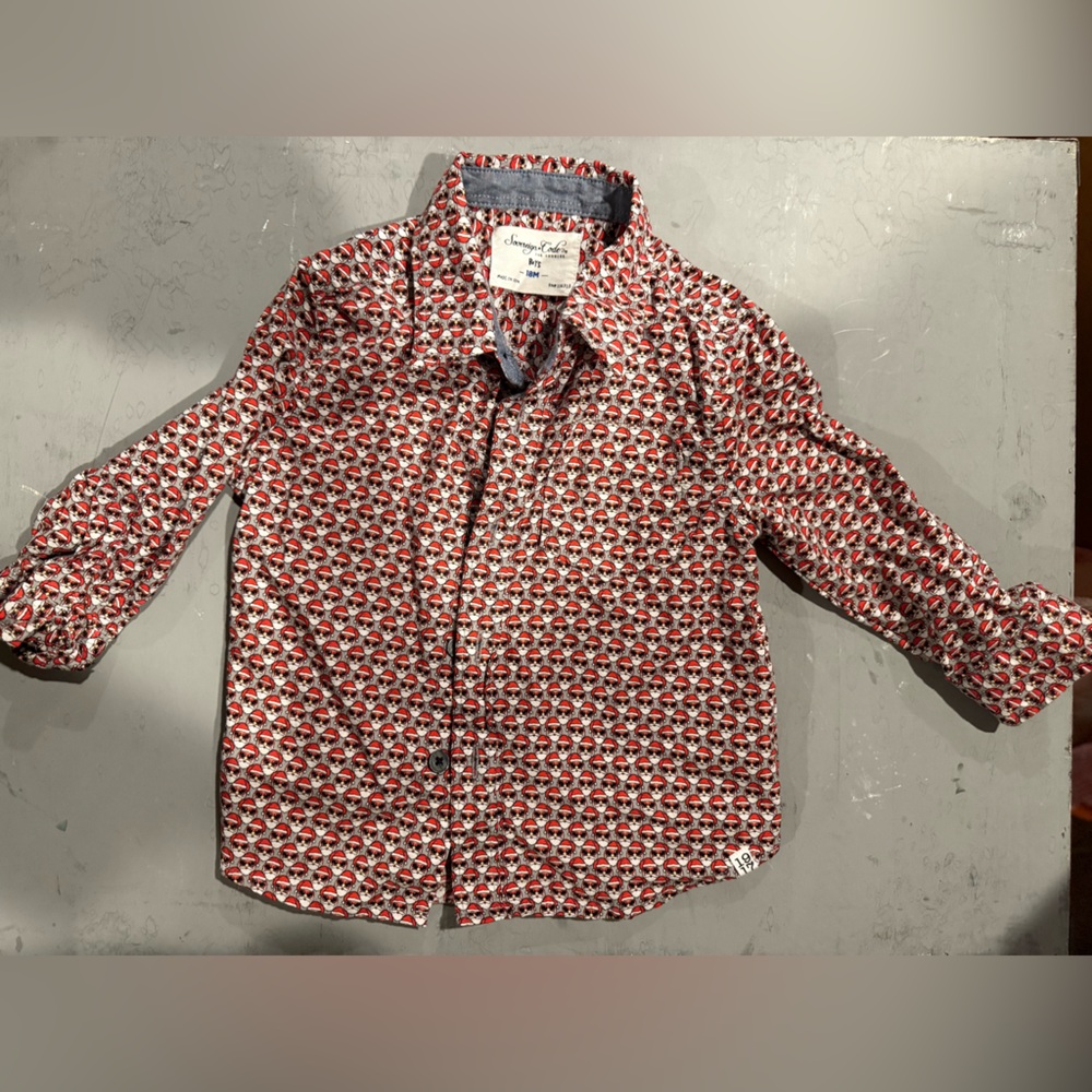 Sovereign Code Red and White Patterned Kids Jacket